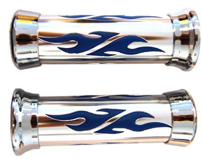handvatten DMP tribal chroom-blauw